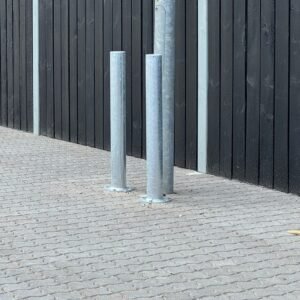 Galvaniseret stål pullert til boltmontage