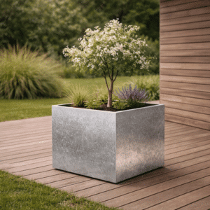 Galvaniseret plantekasse i 3 mm stål