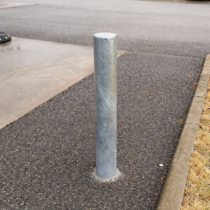 Galvaniseret stål pullert til nedstøbning