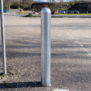 Galvaniseret stål pullert, stele - til nedstøbning